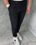 Hakiki Deri Erkek Spor Ayakkabı TER8442 - Siyah - Görsel 8