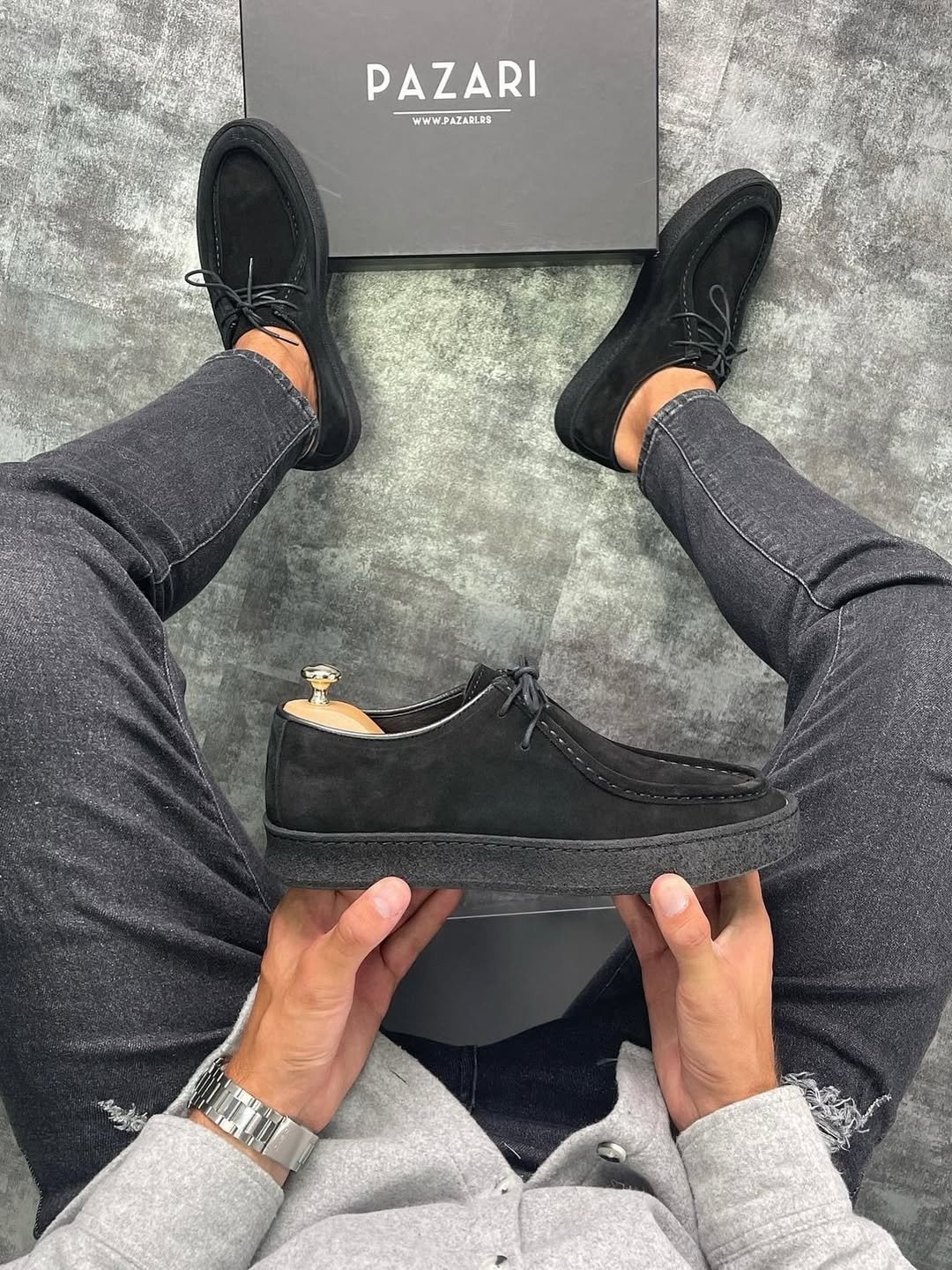 Sebago cipele od prave kože dostupne u 7️⃣ boja.Cene-👞Cipele 11.990 rsd (105€)👖Pantalone 3.59 (1) Hakiki Deri Günlük Erkek Ayakkabı TER1624-Siyah - Görsel 1